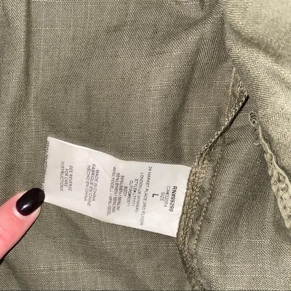 Anthropologie Level 99 shirt jacket - Picture 6 of 8